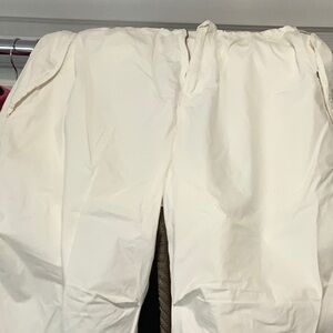 White Cotton Pants